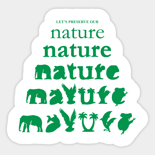 Nature Sticker by leech